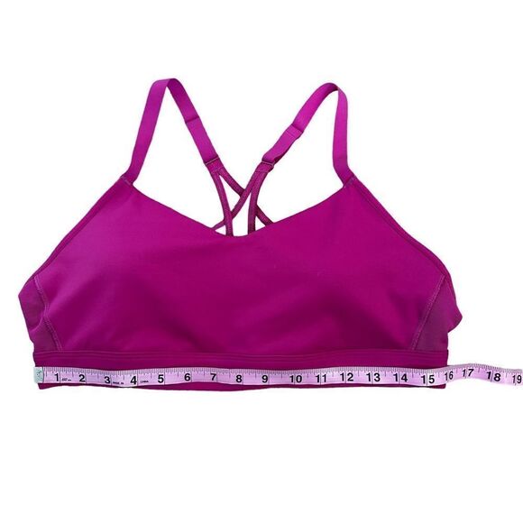Reebok ~ Lux Strappy Sports bra in Proud Pink ~ size XLarge - Picture 6 of 7